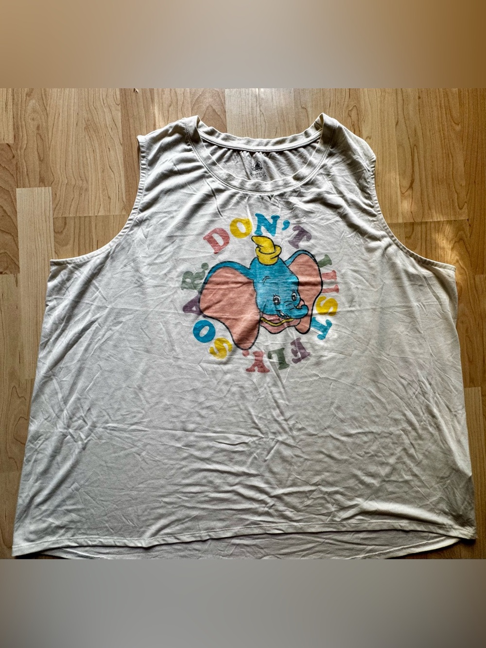 Walt Disney World Cream tank top with a very cute Dumbo print